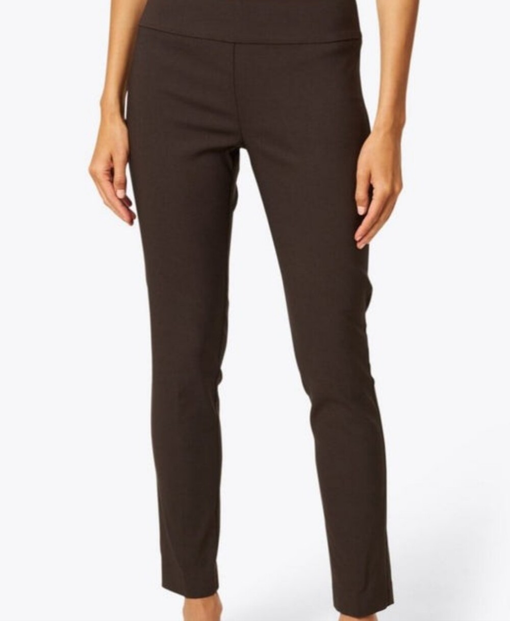 Elliott Lauren Chocolate Brown Cropped Ponte Pants